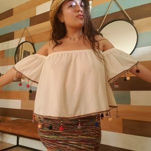 Fiesta Off the Shoulder Top